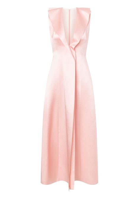 Pink satin midi dress Philosophy Di Lorenzo Serafini - women